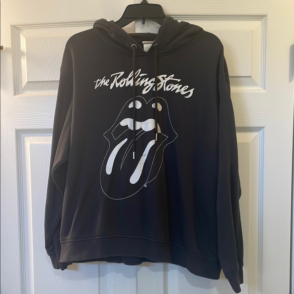 Rolling Stones Dark Gray Hoodie